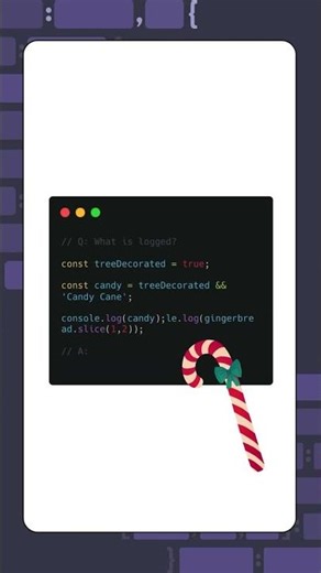 Candy cane conditional: everyone gets a candy cane only once the tree is decorated...