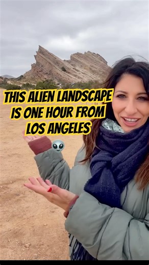 Found LA’s Real Life ALIEN Planet #vasquezrocks #geology #losangeles #california #socal #alien