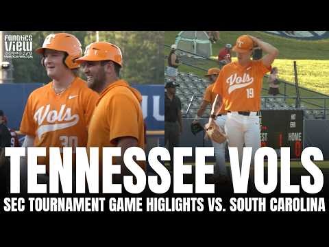Tennessee Volunteers Baseball SEC Tournament 2026 Highlights vs. South Carolina | Field Highlights