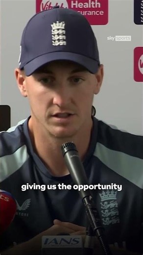 Harry Brook on working with Brendon McCullum and Ben Stokes #cricket