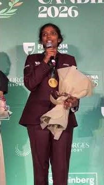 🇮🇳 Vaishali Rameshbabu delivers her victory speech after a remarkable FIDE Women’s Candidates win 🏆