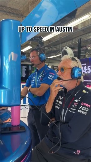 Flavio atento a todo en Austin 👊 #colapinto #gasly #alpine #briatore