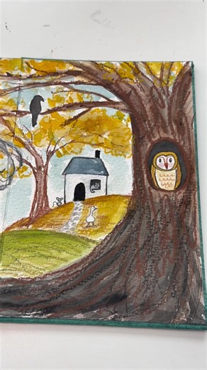 Witch and Her Friends Poem — Cozy Lark Accordion Sketchbook