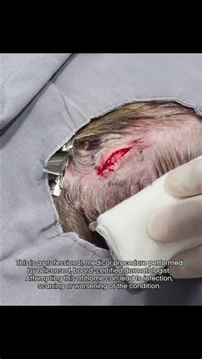 You Won't Believe What Came Out Of This Pilar Cyst #oddlysatisfying #pimplepopping #doctor
