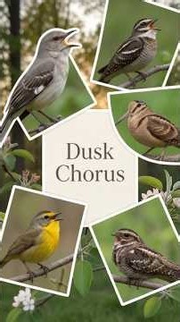 Birds dusk chorus: Can these forest bird sounds help you fall asleep? #shortsfeed #birdsounds