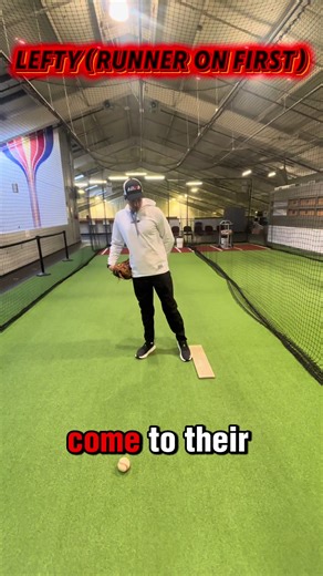 Pitching Drill- Lefty(runner on first) pickoff Mastering the 45° angle. 📐 The secret to a legal (and lethal) lefty pickoff is all in the lead foot. Aim for that 45-degree line to stay deceptive without balking. It’s not about how fast you throw; it’s about how well you sell the lie. 🤫 Hit that follow button and tune in for more. 🔔 #pitching #pitcher #baseball #pitchinglessons #pitchingmechanics