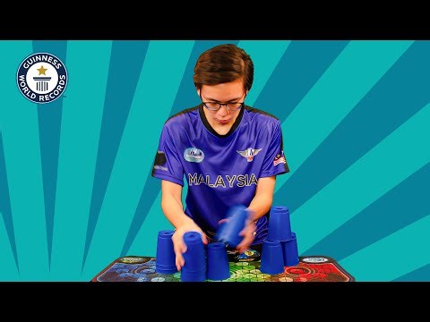 Speed Stacking Sensation | The One Thing | Guinness World Records