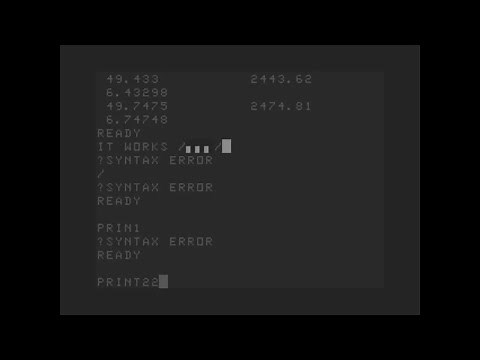 Laser 110 [BASIC test] (1983) Video Technology