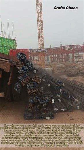 Heavy Lifting: Mastering Rebar Delivery on a Busy Construction Site