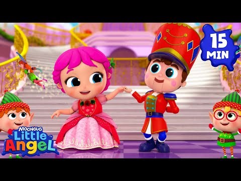 Jill and the Nutcracker ❄️ | Little Angel - Festive Kids Songs | Merry Christmas!