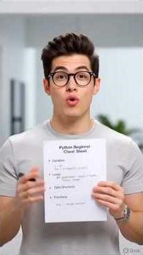 complete Python Cheat Sheet for Beginners | Learn complete Python Basics #python