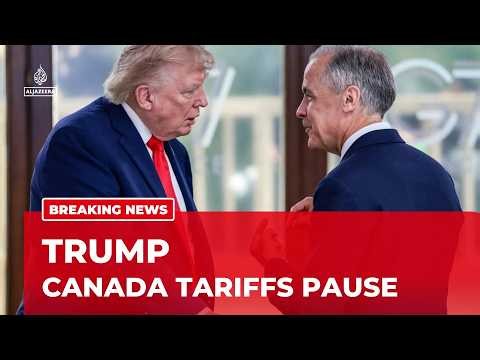 Trump pauses 50-percent tariff on Canada in last-minute deal