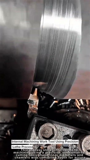 Internal Machining Work Tool Using Precision Lathe Process #worktool