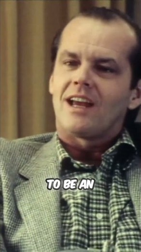 Why Jack Nicholson wasn't supposed to be an actor
