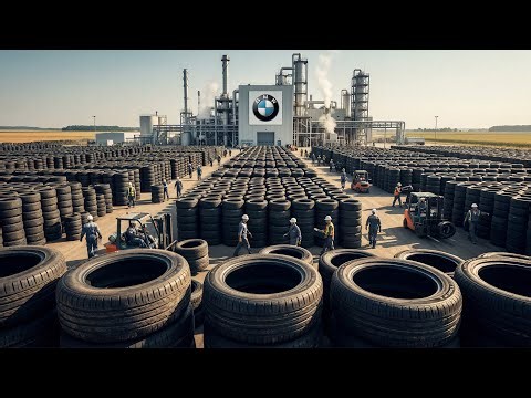 Inside the Modern BMW Car Tire Factory – The Incredible Way They Are Made (Full Process)