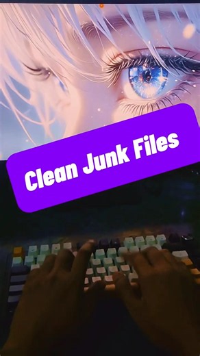 How to Clean Junk Files From Your PC in 10 Seconds! ⚡ #shorts #windows #tipsandtricks