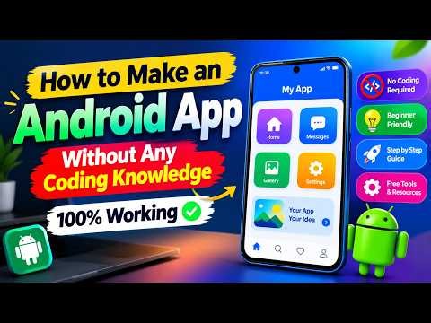 How to Make an Android App Without Any Coding Knowledge | 100% Working 🚀