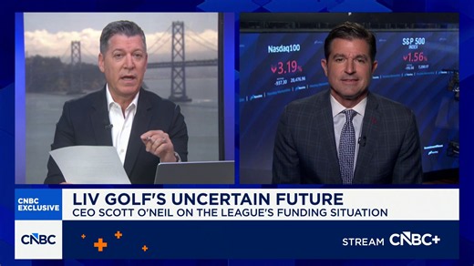 Watch CNBC's full interview with LIV Golf CEO Scott O'Neil