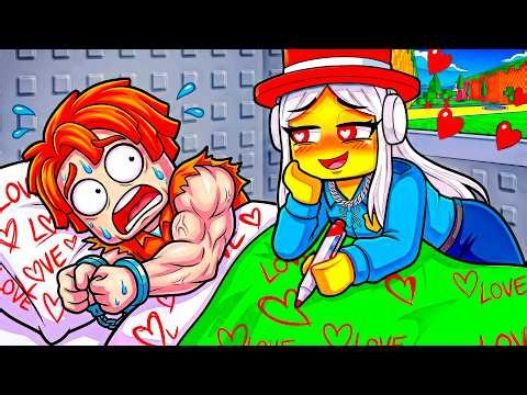 I Became SUPER STRONG In Kick A Lucky Block Prison!
