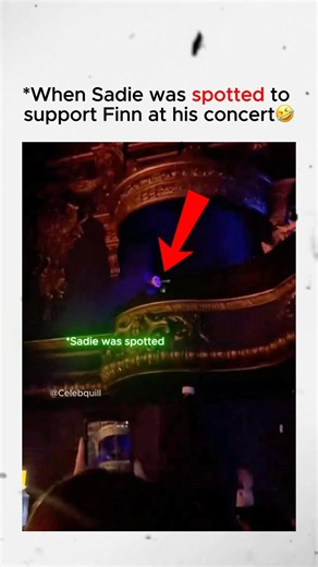 When Sadie was spotted to support Finn at his concert #sadiesink #finnwolfhard