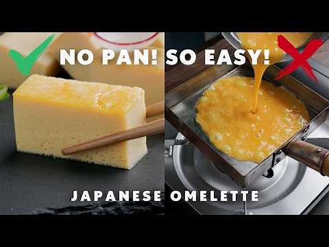 No Pan Needed! The Easiest Way to Make Perfect Japanese Rolled Omelette (Tamagoyaki)