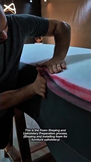 Curved Foam Upholstery