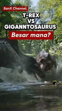 T-REX VS GIGANOTOSAURUS: WHICH IS BIGGER?