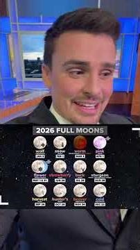 13 full moons ready to light up 2026 night skies