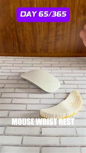 Stop Wrist Pain with this 3D Print! 🖱️ (Day 65)