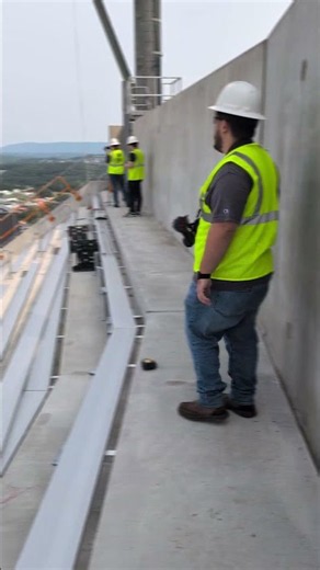 What does the view from the top of Beaver Stadium's new West Bleacher look like?