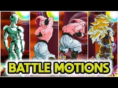 NEW METAL COOLER, KID BUU & SSJ3 GOKU BATTLE MOTIONS! Dragon Ball Z Dokkan Battle