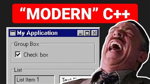 想用 C++ 做图形界面？再想想吧。 | Lazo Velko Clips