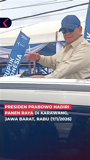 PRABOWO TUMBUK PADI BERSAMA PETANI DAN MENTERI SEBAGAI TANDA PENCAPAIAN SWASEMBADA PANGAN #short
