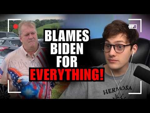 MAGA Fan Blames Biden For EVERYTHING…Then Gets Fact Checked