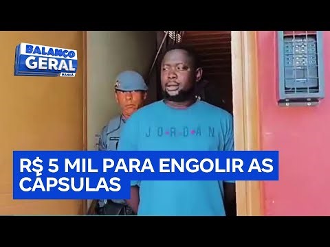 Drug mule asks police for help to escape captivity.