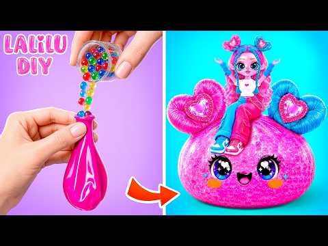 Comment Faire Tous Les Squishies Tendances A La Maison ! Dumpling Géant VS Beurre Minuscule Viral
