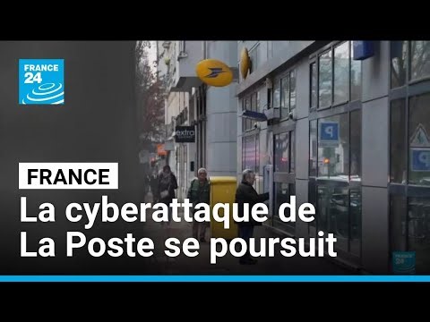 France : La Poste victime d'une cyberattaque qui "se poursuit" • FRANCE 24
