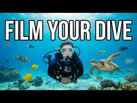Diving Mask with GoPro Mount (Hands-Free Filming)