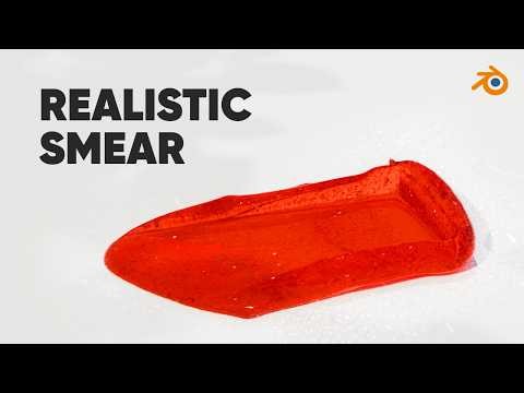 How to Create Satisfying Cosmetic Smear Simulation in Blender (Realistic Fluid Effect)