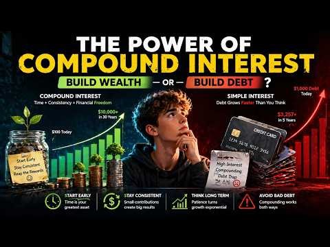 Compound Interest Explained 💸 The Secret to Getting Rich (or Broke)