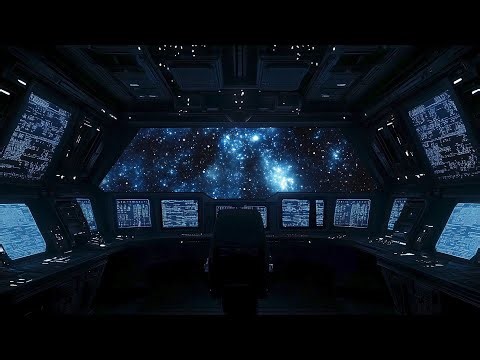 Deep Brown Noise Spaceship 4K 🚀 Spaceship Sounds for Better Sleep