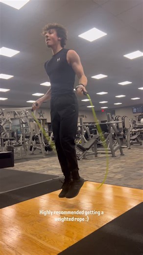 Jared Carter on Instagram: "Day 62. Most fun jump rope sesh I’ve had in a while! This weighted rope is actually insane. Get one!! #jumprope #workout #fitness"