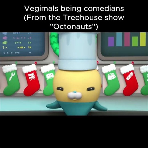 The Vegimals being comedians