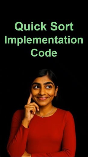 Quick Sort code. #coding #dsa #quicksort #sorting #sortingalgorithms #datastructuresandalgorithms