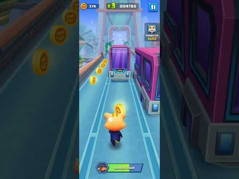 Cat Runner Crazy Coin Rush 🐱 Endless Runner Gameplay #shorts