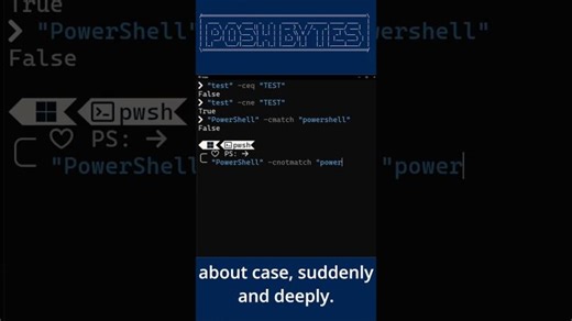 PoshBytes: When PowerShell Cares About Case | Matthew Dowst