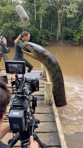 Anaconda Attack Scene Goes Wrong on Set (Behind the Scenes)