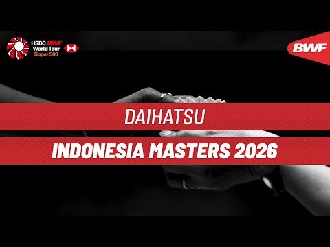 DAIHATSU Indonesia Masters 2026 | Goh/Izzuddin (MAS) [4] vs Indra/Joaquin (INA) | F