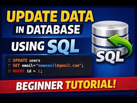 How to Update Data in Database Using SQL|UPDATE Query Tutorial for Beginner part 1 #mysql #bootstrap