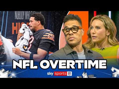 Caleb Williams & Jayden Daniels injury REACTION & Bengals, Raiders, Eagles win! | NFL Overtime